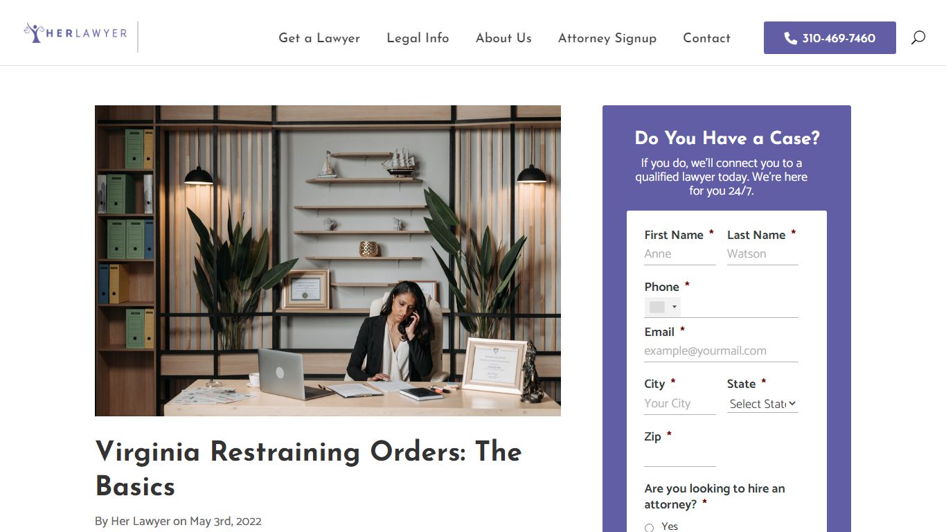 Virginia Restraining Orders: The Basics - Her Lawyer